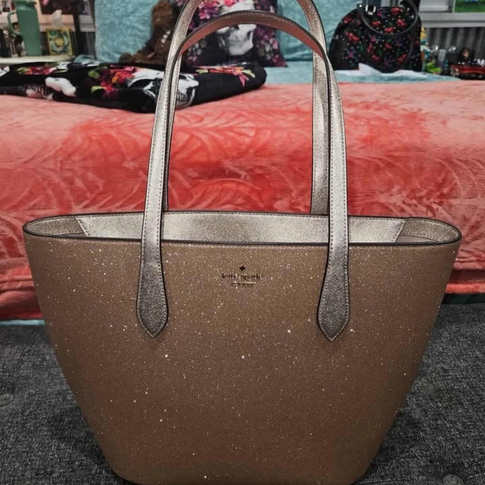 Kate Spade Metallic Gold Tote